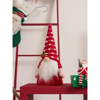 Vánoční dekorace Sinsay - Vánoční dekorace ve tvaru skřítka - červená - 908GF-33X - 908GF-33X-ONE