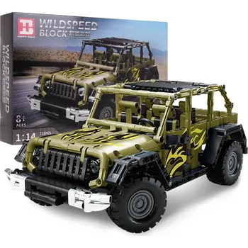 RC model auta Happy Build Stavebnice RC auta WILDSPEED – 715 dílů 1:14