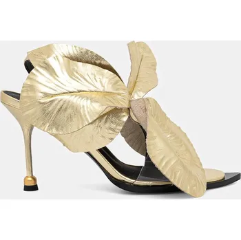 Dámské sandále Kožené sandály Vanda Novak Daisy Platinum Gold Daisy.Platinum.Gold zlatá 10Y, EUR 42