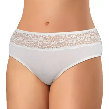 Kalhotky Dámské kalhotky s bambusem Andrie PS 1023 bílé velikost L-42/44