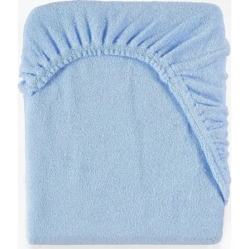 Prostěradlo Froté prostěradlo 200x140 cm - světlé modré
