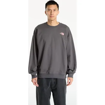 Pánská mikina Mikina The North Face U Expedition Celebration Oversized Crew UNISEX Anthracite Grey L