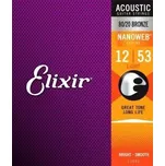 Elixir 11052 Bronze Nanoweb Light Acoustic Guitar (012-053)