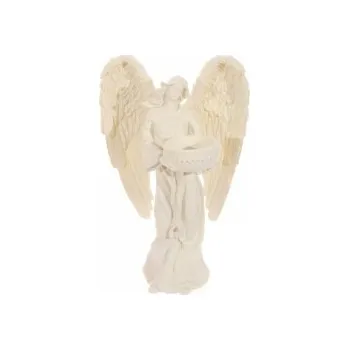 Svícen Stojící anděl, stojánek na čajovou svíčku, 23cm (Puckator)