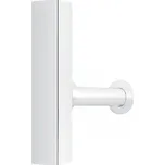 Tres 10710342BM Umyvadlový viditelný sifon; čtverhranný; výsuvný; s krytem - bílá matná