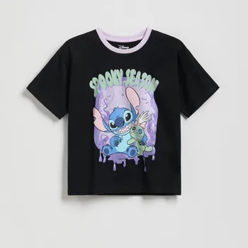 Reserved - Triko Lilo a Stitch - černý - 467FT-99X - 467FT-99X-122