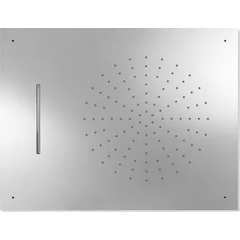 Sprchová hlavice Tres 29997001 Stropní sprchové kropítko z nerez. oceli, proti usaz. vod. kamene - s kaskádou