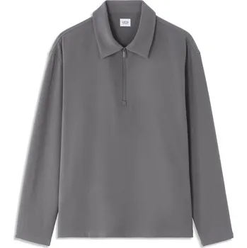 Pánské oblečení Celio Tričko Maora s dlouhým rukávem 1175009 Šedá M