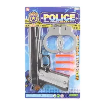 Dětská zbraň Dudlu Policejní sada s pouty