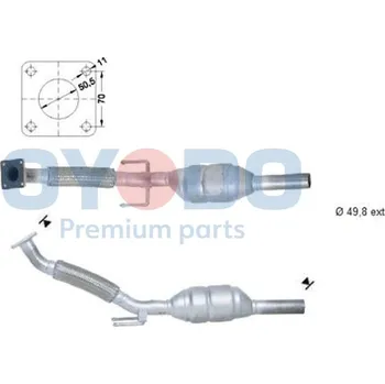 Katalyzátor Katalyzátor Oyodo 20N0024-OYO