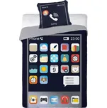 Dětské povlečení 140x200 cm + 70x90 cm Telefon