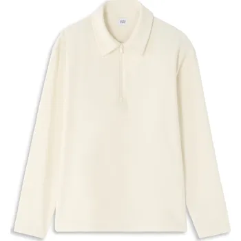 Pánské oblečení Celio Tričko Maora s dlouhým rukávem 1174752 Smetanová XL