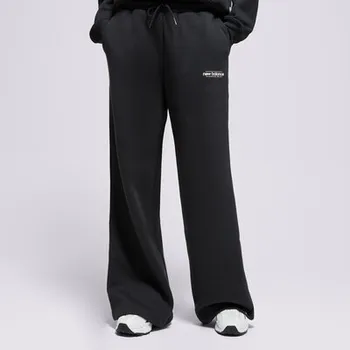 Pánské kalhoty New Balance Kalhoty Reimagined Fleece Wide Leg Pant Černá Xs
