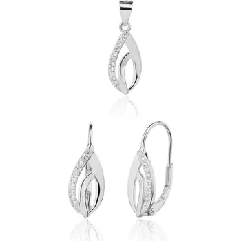 Náušnice Stříbrný set JVD SVLS0119SJ6BI00