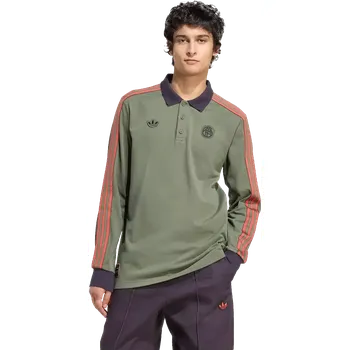 Pánské polo tričko Adidas FC Bayern 25/26 Terrace Icons zelené