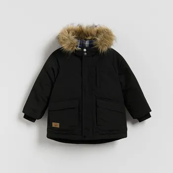 Chlapecká bunda Reserved - Bunda s kapucí - černý - 827GM-99X - 827GM-99X-86