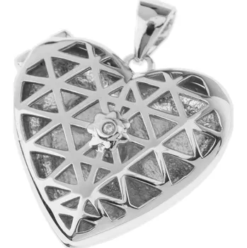 Přívěsek Argento 85923 Stříbrný přívěsek na fotku - srdíčko