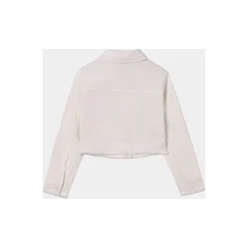 Dívčí oblečení Mayoral Jeansová bunda 6459 Bílá Regular Fit 8Y