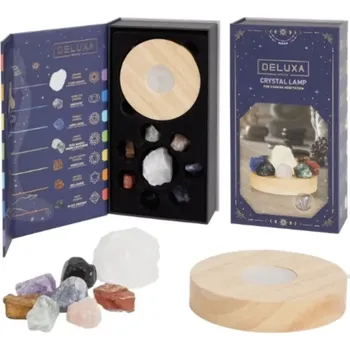 Masážní přístroj Deluxa-lampa čakra s 8 krystaly