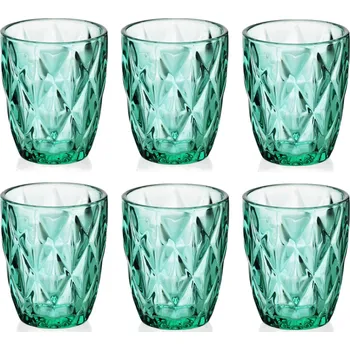 Sklenice Sklenice na nápoje a drinky AFFEK DESIGN ELISE TURQUISE 250 ml 6 ks.