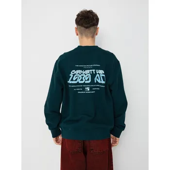 Pánská mikina Carhartt WIP Greatest Flicks (deep lagoon) L, zelená