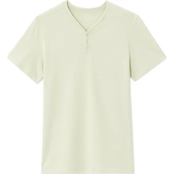 Pánské tričko Celio Tričko Meslico s krátkým rukávem 1178882 Žlutá L