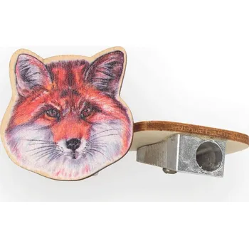 rýsovací prkno Dřevěné ořezávátko jednodílné - zvíře Liška