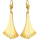 Argento 66885 Pozlacené stříbrné náušnice - s ručním gravírem