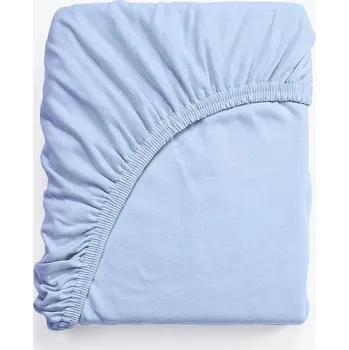 Prostěradlo Bavlněné prostěradlo 140x70 cm - světlé modrá