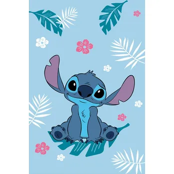 Dětská deka Lilo and Stitch "Blue" fleecová deka