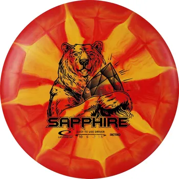 Latitude 64° SAPPHIRE Retro Line Barva: Šedá - Burst, Váha: 164 g