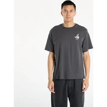 Pánské tričko Tričko The North Face U Powder Days Relaxed S/S Tee Graphic UNISEX Asphalt Grey M