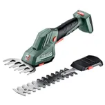 Aku nůžky na trávu Metabo PowerMaxx SGS 12 Q 2 v 1 / BEZ AKUMULÁTORU A NABÍJEČKY / 12 V / 2300 ot./min. / 20 cm/11,5 cm / zelená/černá