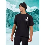 Pánské tričko Rossignol Waterfall Relax Tee Black
