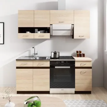 Kuchyňská linka Kuchyňská linka VALERIA 180 cm hnědá/dub sonoma