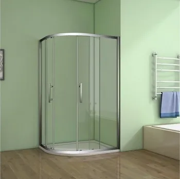 Stacato AKCE SET KOUTU S VANIČKOU čtvrtkruhová sprchová zástěna 900x900mm s vaničkou z litého mramoru