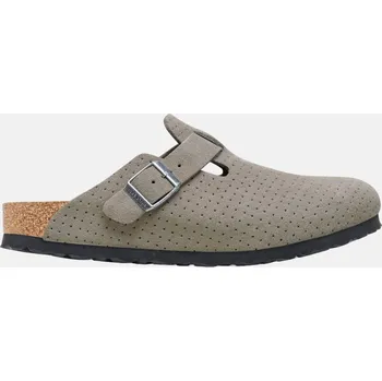 Pánské pantofle Šedé Regular Pantofle Birkenstock Boston Suede Leather Embossed 40