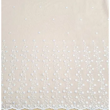 Záclona MIROS Záclona JEMNÉ KVĚTY bílé 180 cm