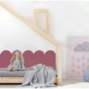 Obklad Pěnová ochrana zdi - Tmavě červené panely