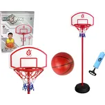 Mamido Basketbalový koš na zahradu červený