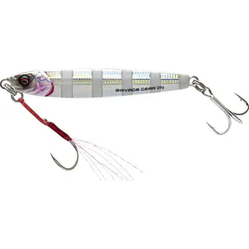 Umělá nástraha Savage Gear Pilkr 3D Jig Minnow Sinking Zebra Blue - 4,6 cm 5 g