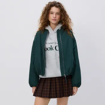 Dámské oblečení Reserved - Kostkovaná minisukně - tmavě hnědá - 070GG-89X - 070GG-89X-XS