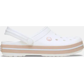 Pánské pantofle Crocs Crocband White/Pink Caramel 41-42