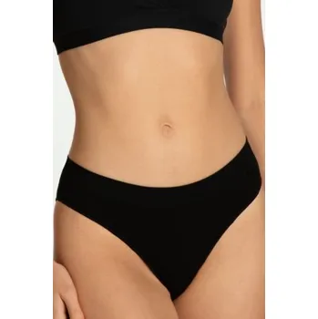 Dámská móda Kalhotky Julimex Bamboo Classic Černá 2XL