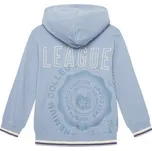 United Colors Of Benetton Mikina 32N4C505B Světle modrá Regular Fit 122