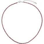 Evolution Group - Pavona Korálkový náhrdelník s pravými granáty 42012.3 garnet + 2 měsíce na vrácení zboží