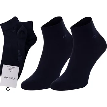 CALVIN KLEIN PONOŽKY 2 PÁRY ŤAPKY NAVY 701 218 706 003 Velikost: 43-46