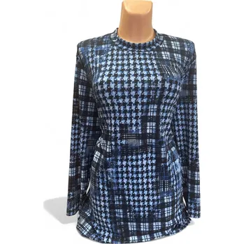 Dámská tunika Halenka SATRE, Barva Hnědá, Velikost XXL 48, Materiál 98% Polyester 2% Lycra