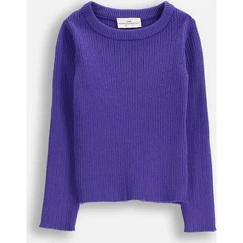 Dívčí svetr Dětský svetr Coccodrillo fialová barva, RAVE GIRL KIDS ZC5172102RGK 45X, vel. 98