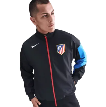 Pánská casual bunda Pánská fotbalová bunda Nike Atletico Madrid 25/26 Anthem černá